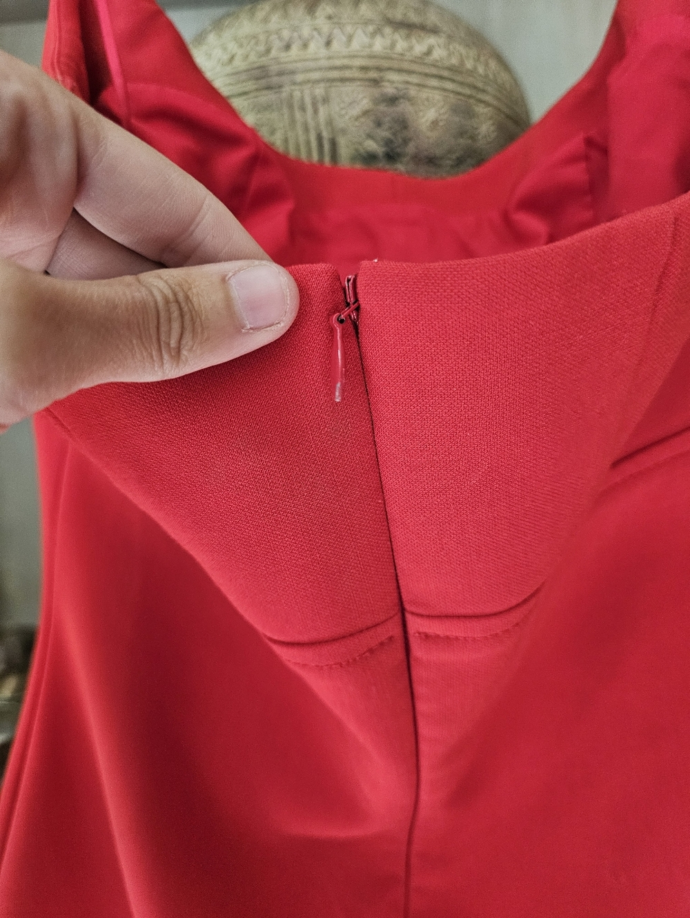 LIKELY Dixie Red Halter Sheath Dress - Picture 12 of 16